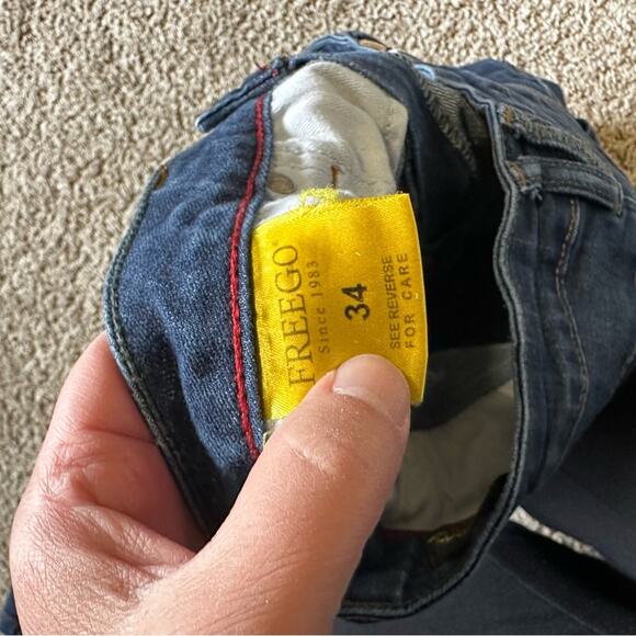 Freego women’s‎ jeans size 34 low jegging slim - Picture 9 of 13